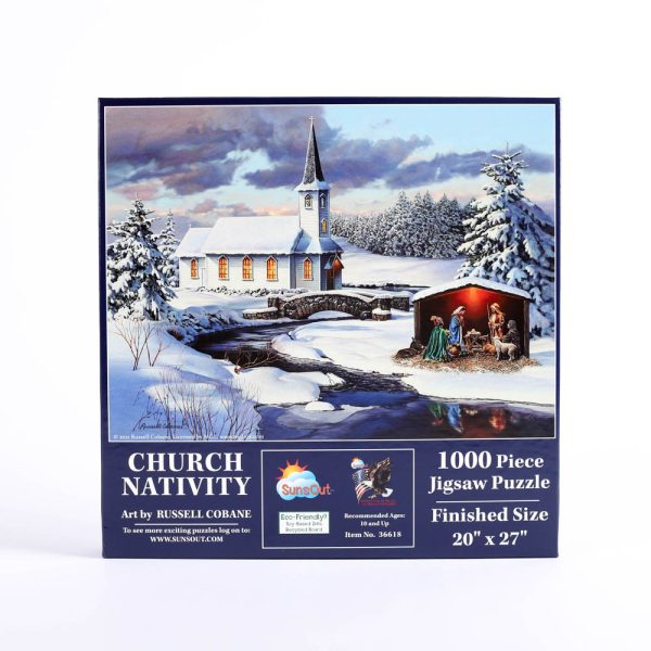 Puzzle church nativity 1000pc- Swanson christian products