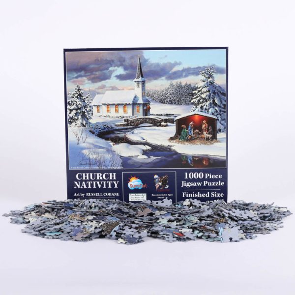 Puzzle church nativity 1000pc- Swanson christian products