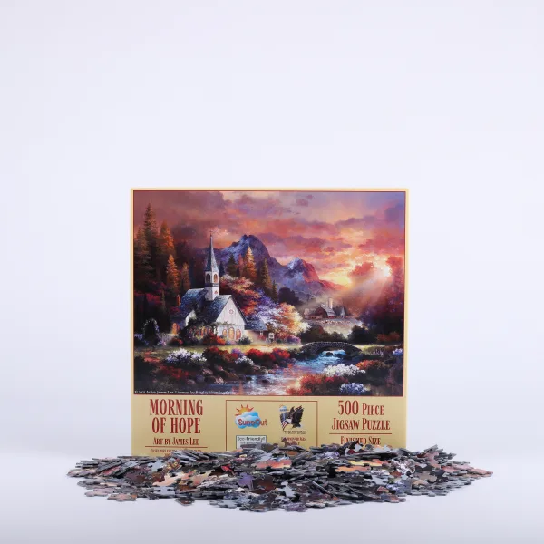 Puzzle barnyard nativity 500 pc- Swanson Christian Products