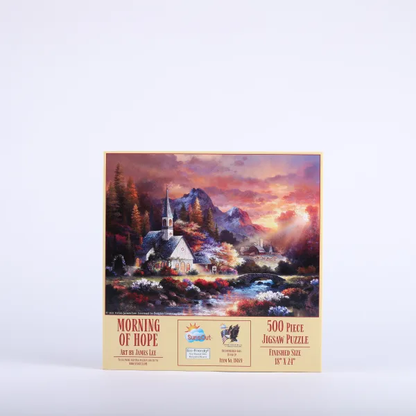 Puzzle barnyard nativity 500 pc- Swanson Christian Products