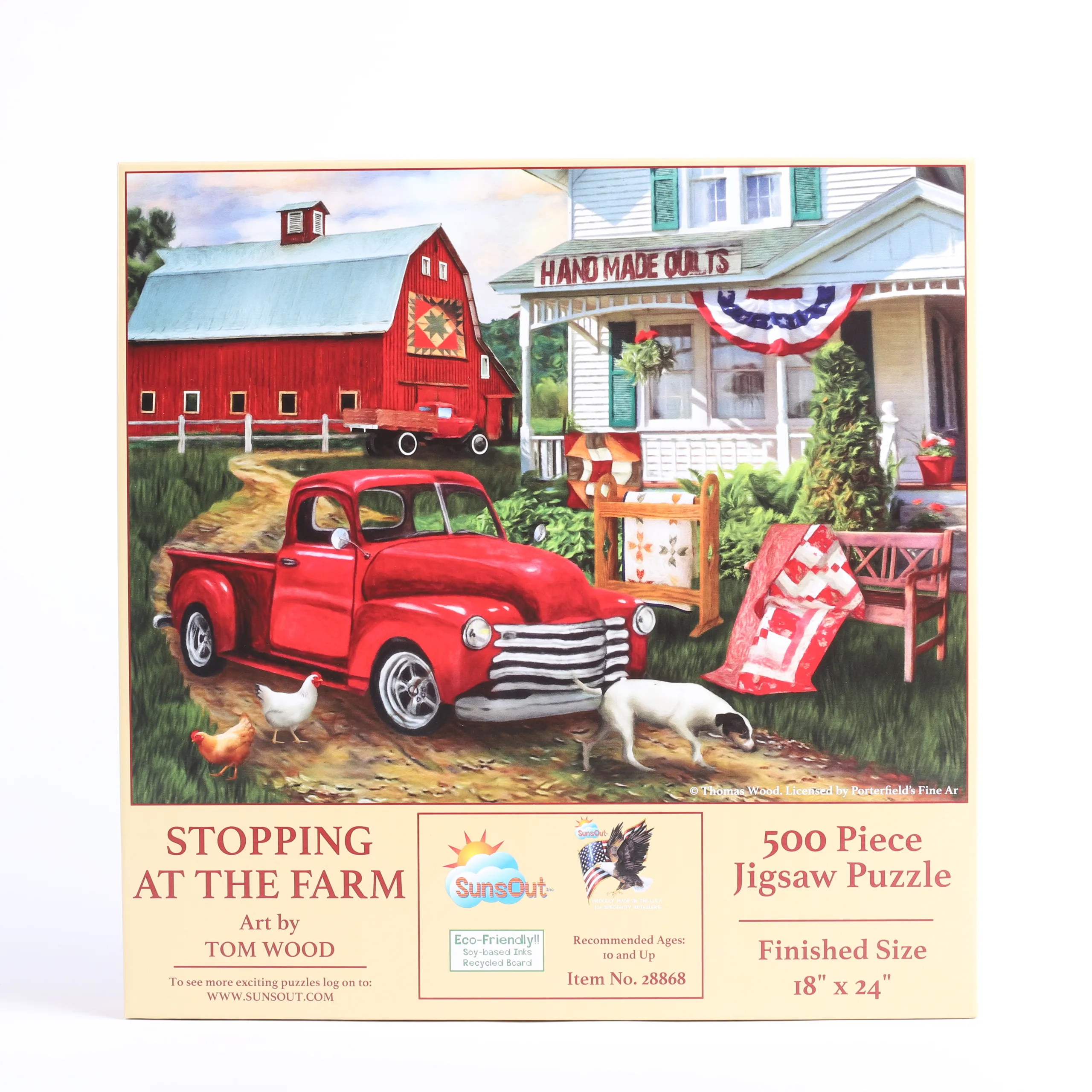 Puzzle Stopping At The Farm 500Pc - Swanson Christian Products