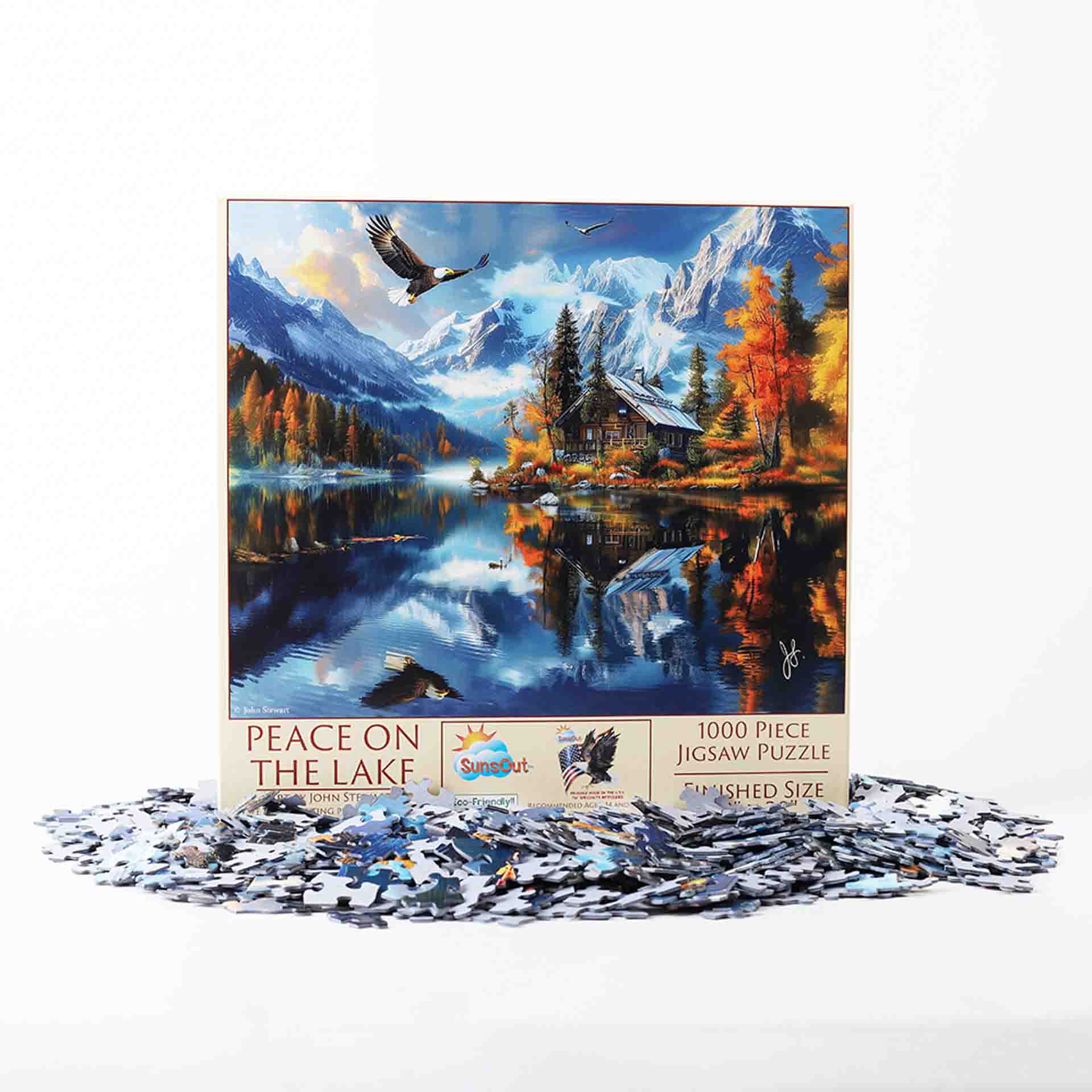 Puzzle - Peace on the Lake - 1000Pc - Image 2