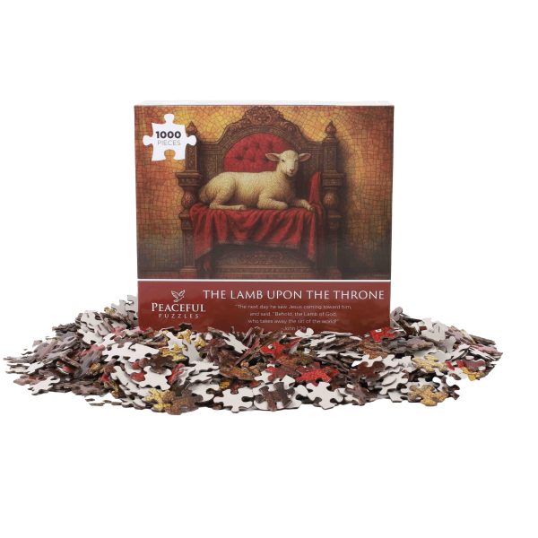 1000PC Puzzle - Lamb Upon The Throne | Swanson Inc.