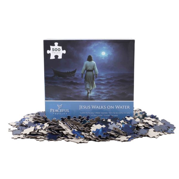 500PC Puzzle - Jesus Walks on Water | Swanson Christian Products