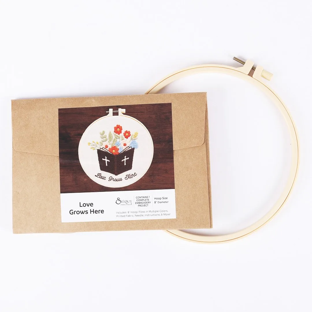 Embroidery Kit - Love Grows Here - Image 2