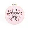 Embroidery Kit- choose joy- Swanson Christian Product