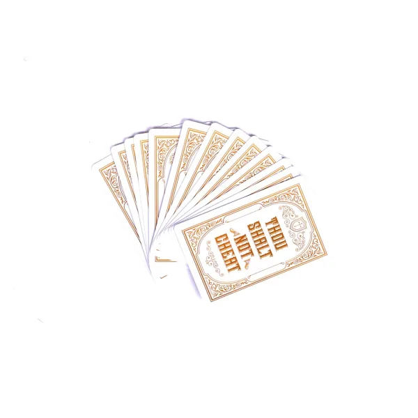 Playing Cards Traditional Thou Shalt Not Cheat- Swanson Christian Products