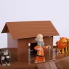 Playset toy of Noah's Ark with the animal