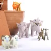 Playset toy of Noah's Ark with the animal