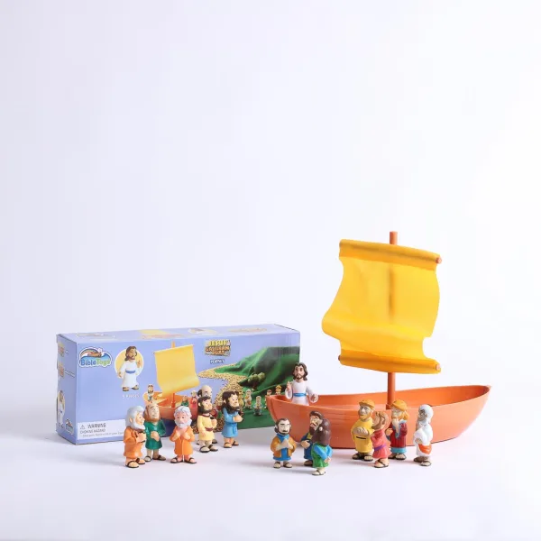 Playset - Galilean Boat With Apostles | Swanson Christian Products