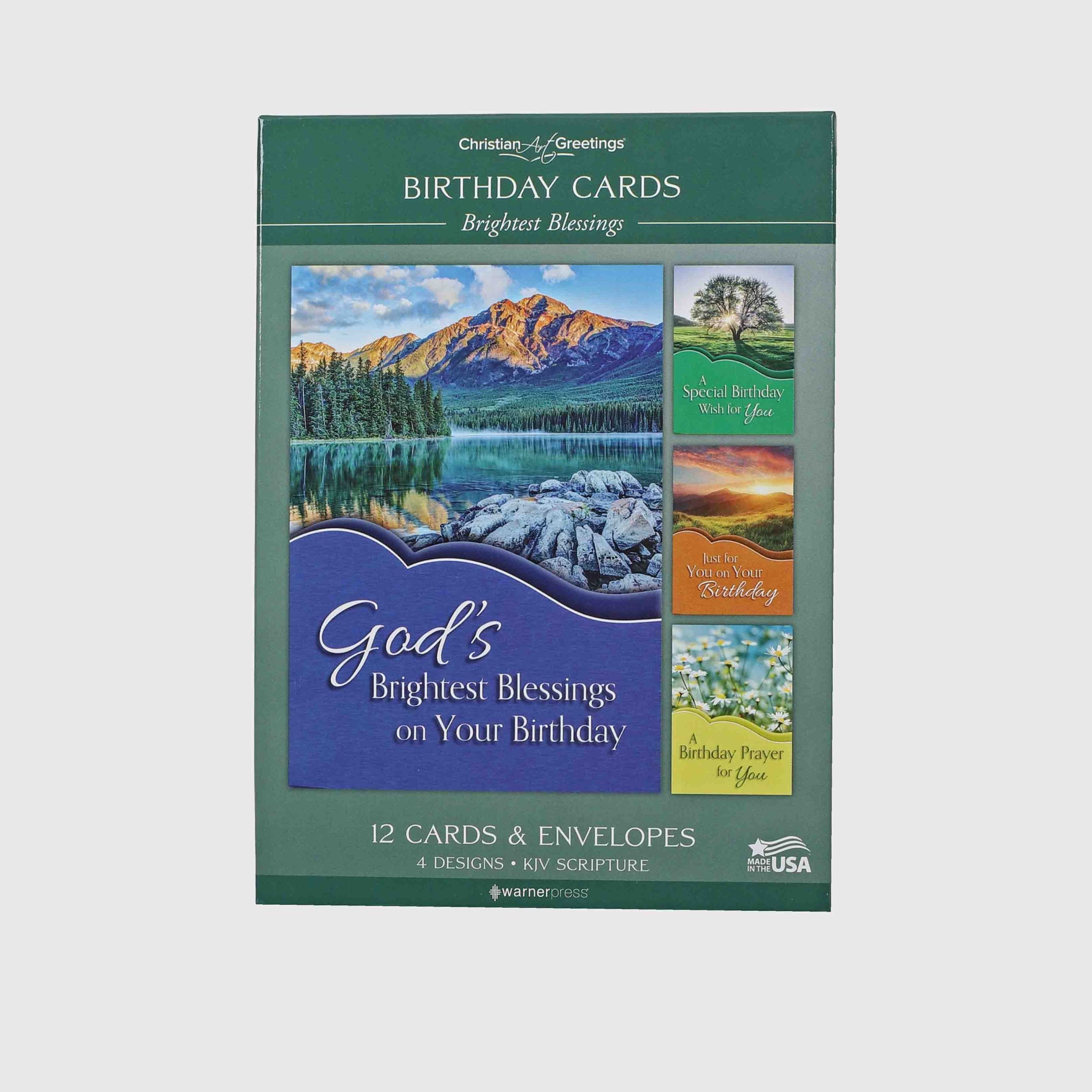 Birthday Cards - Brightest Blessings Boxed Set 12Ct KJV - Image 10