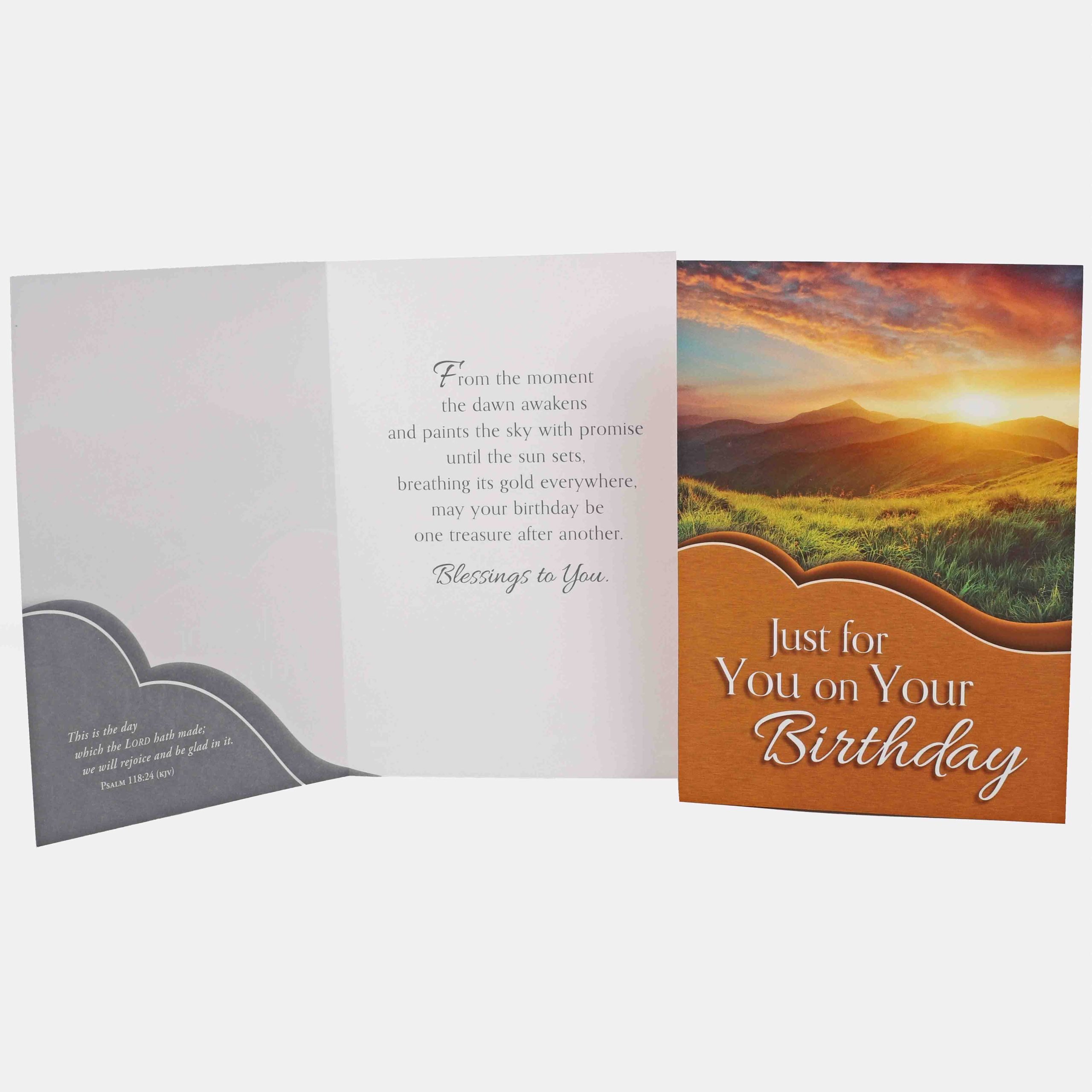 Birthday Cards - Brightest Blessings Boxed Set 12Ct KJV - Image 3
