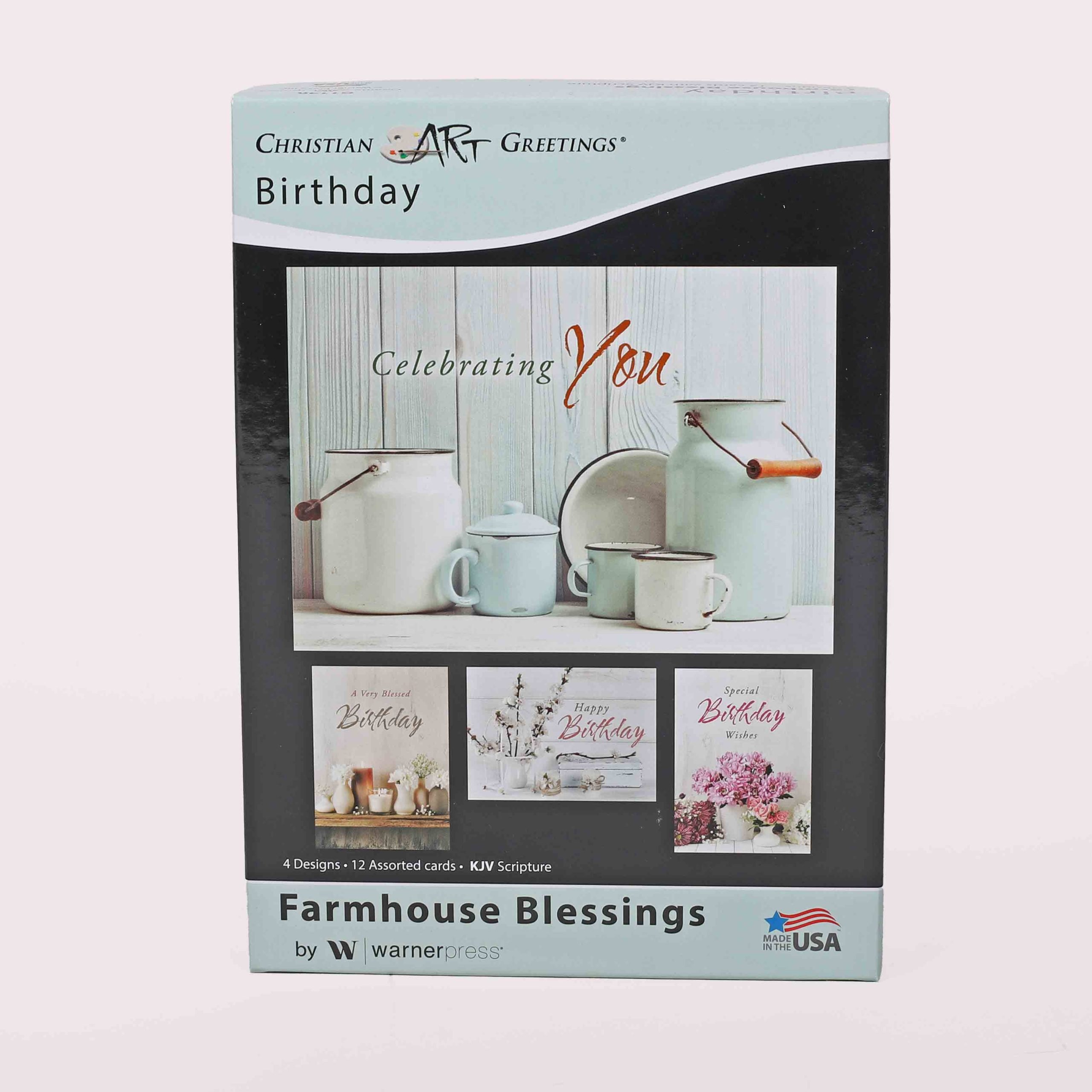 Birthday Cards - Farmhouse Blessings Boxed Set 12Ct KJV - Image 8