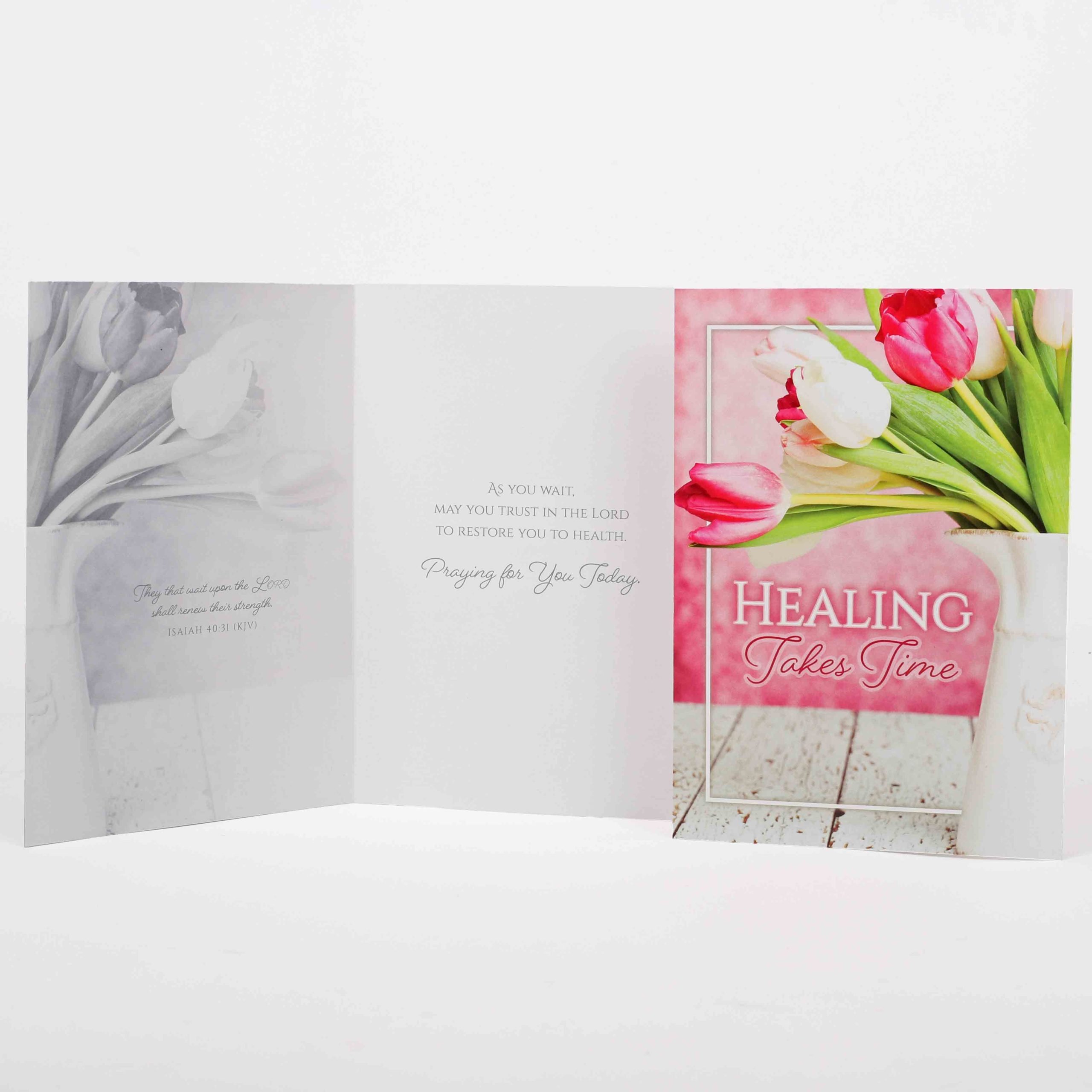 Get Well Cards - Heartfelt Prayers Boxed Set 12Ct KJV - Image 2
