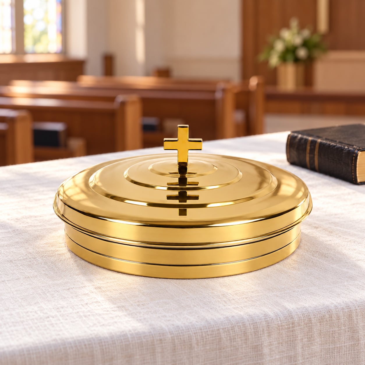 Communion Ware Cup Tray - Gold - Image 6