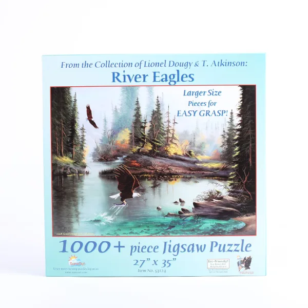 Puzzle - River Eagles - 1000+ Pc | Swanson Christian Products