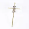 Wall Cross Praying Baby gold- Swanson Christian Products