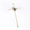 Wall Cross Praying hands gold- Swanson Christian Products