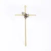 Wall Cross Praying hands gold- Swanson Christian Products