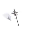 Wall Cross Praying hands silver- Swanson Christian Products