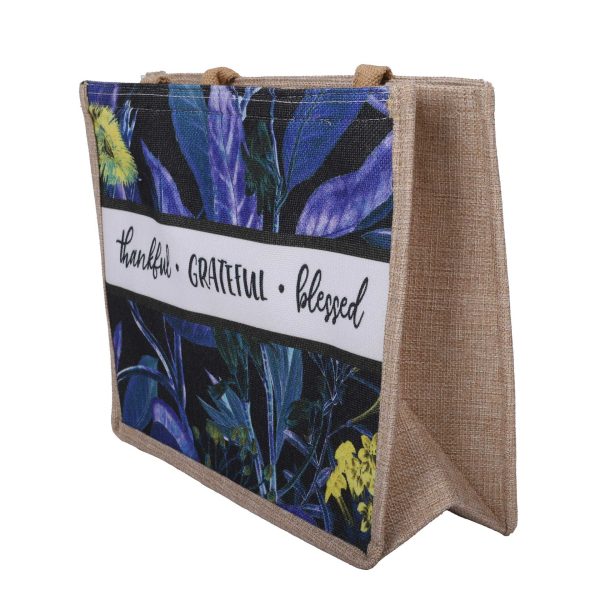 Woven Canvas Tote - Thankful Grateful Blessed | Swanson Christian Products