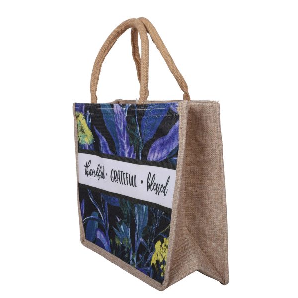 Woven Canvas Tote - Thankful Grateful Blessed | Swanson Christian Products