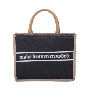 Woven Canvas Tote – Make Heaven Crowded