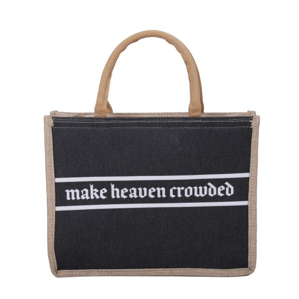 Woven Canvas Tote - Make Heaven Crowded | Swanson Christian Products