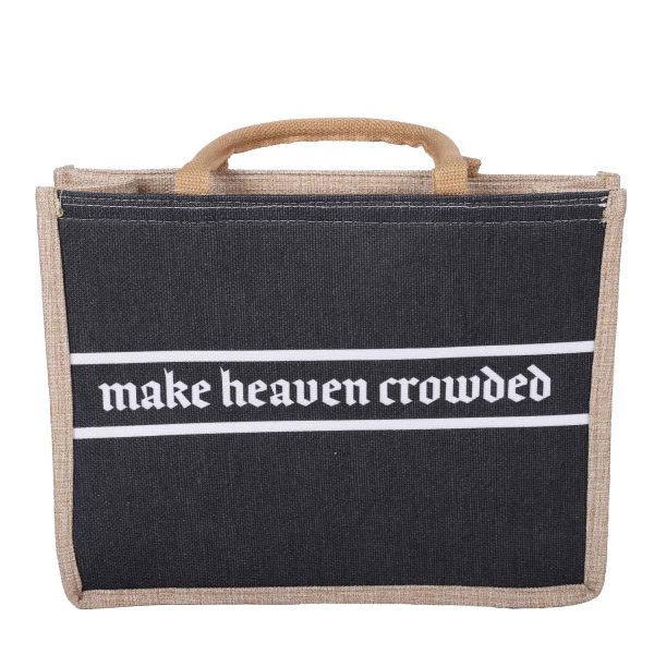 Woven Canvas Tote - Make Heaven Crowded | Swanson Christian Products