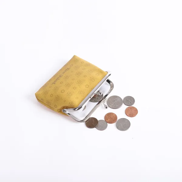 Coin Purse - yellow Bee Kind- Swanson Christian Products