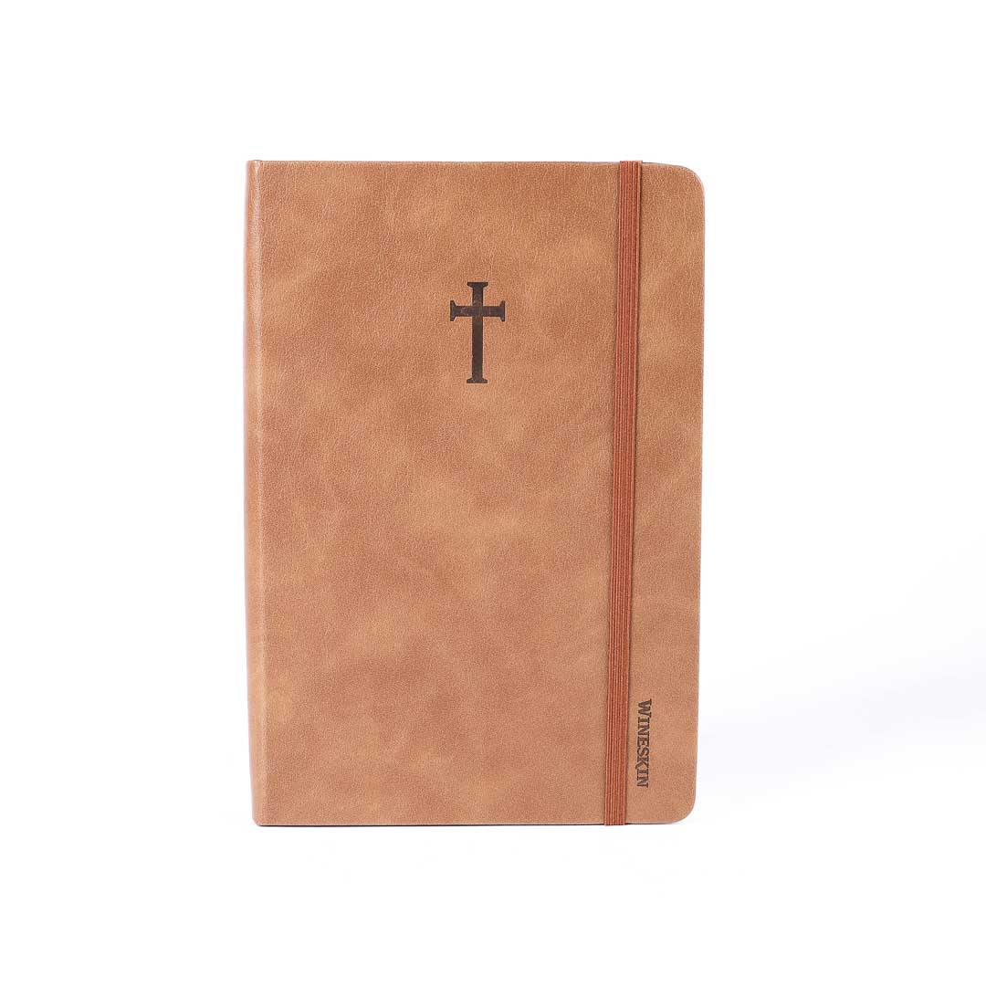 Wineskin Journal - Hard Cover - Tan - 420 Pages
