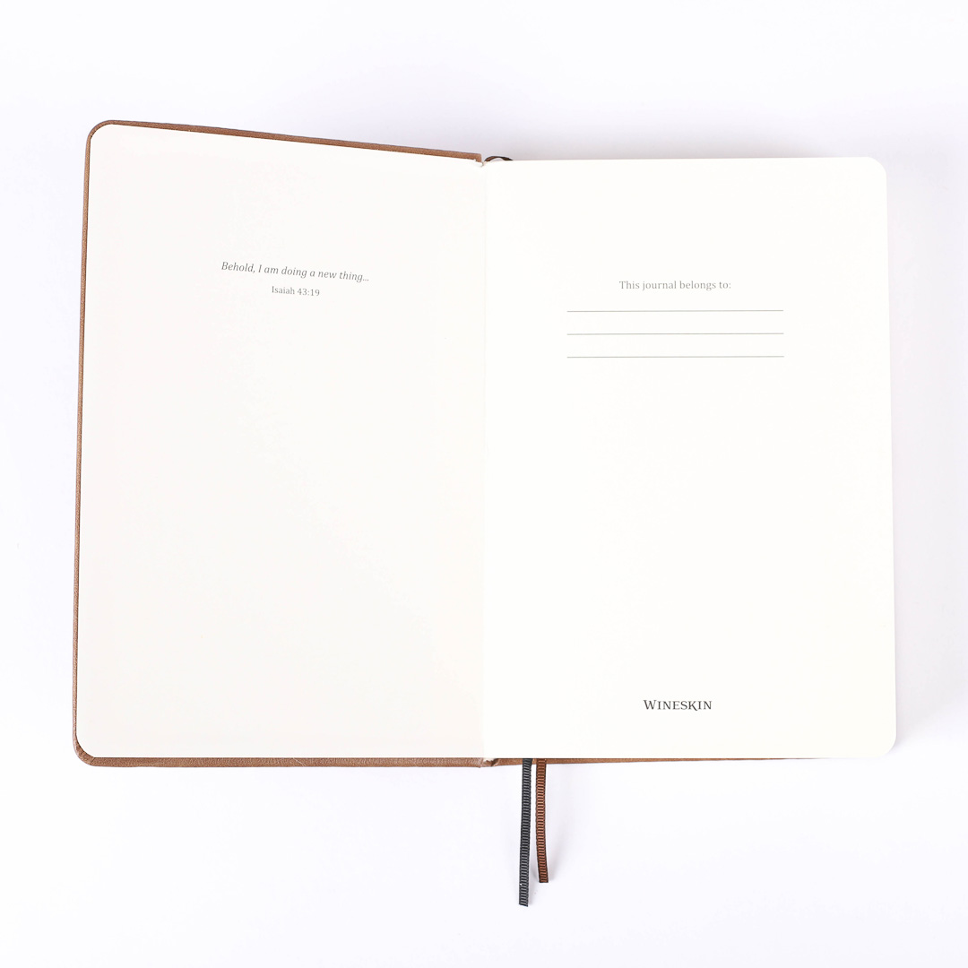 Wineskin Journal - Hard Cover - Tan - 420 Pages - Image 6