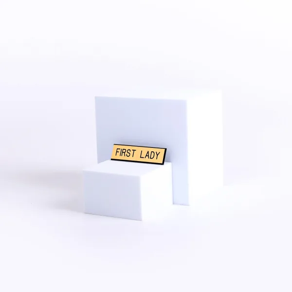 Badge Engraved - First Lady - Gold Pin | Swanson Christian Products