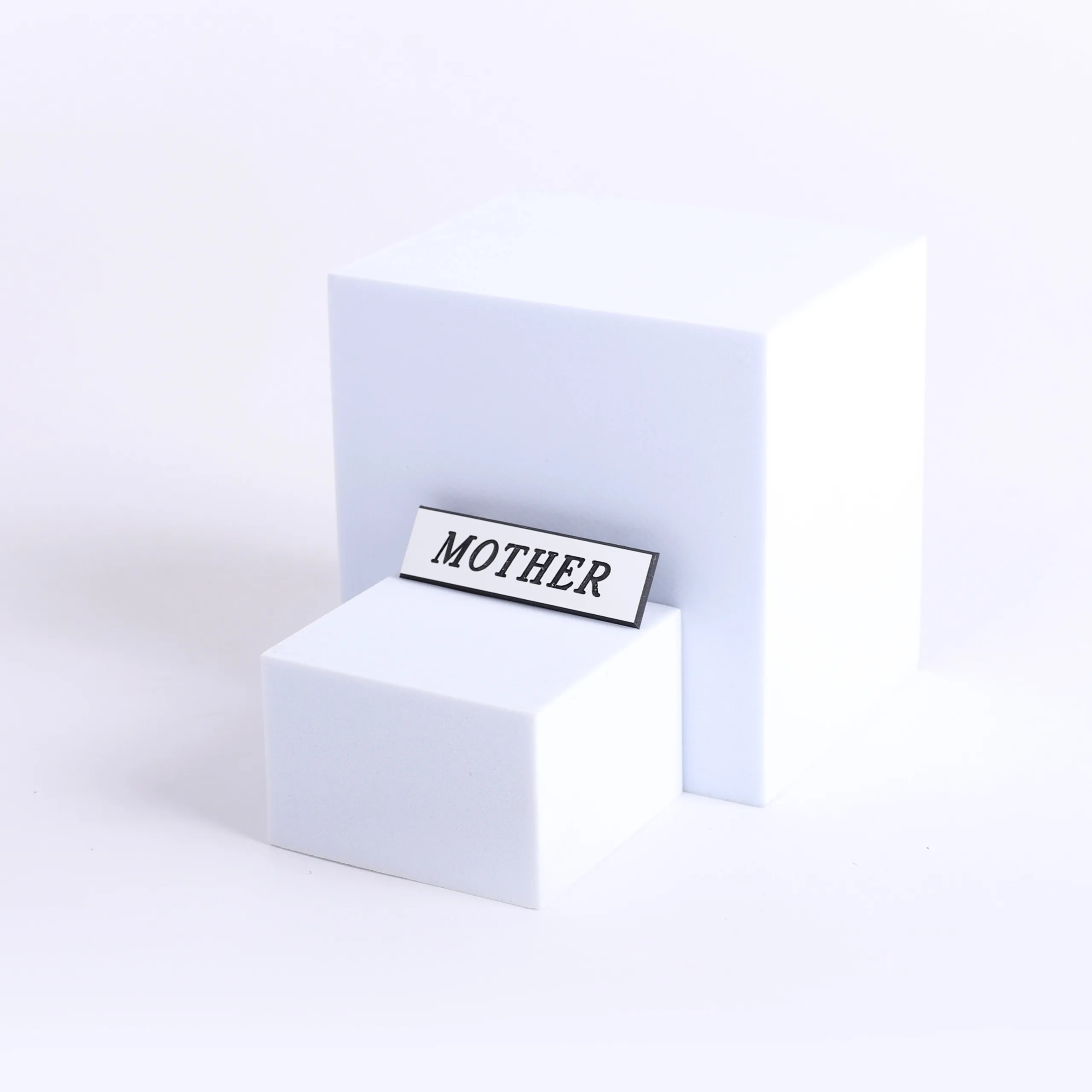 Badge Engraved - Mother - White Pin | Swanson Christian Products