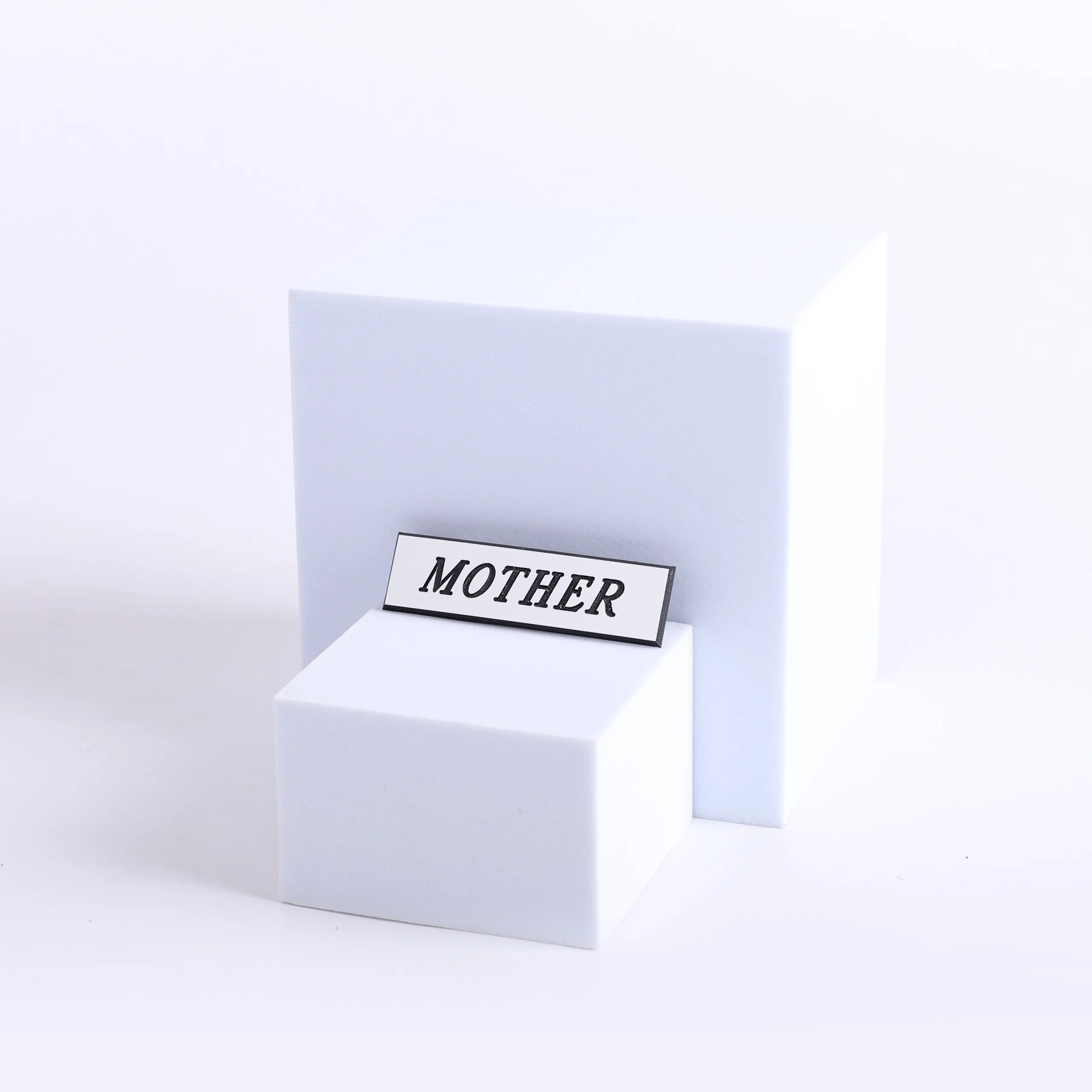 Badge Engraved - Mother - White Pin | Swanson Christian Products