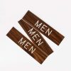 Engraved Sign Men Adhesive Back Walnut- Swanson Christian Products