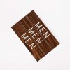 Engraved Sign Men Adhesive Back Walnut- Swanson Christian Products