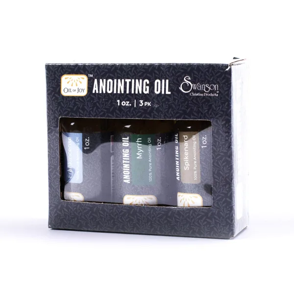 Anointing Oil Assortment 1 oz 3 PC (Myrrh, Spikenard, Frankincense) -Swanson Christian Product