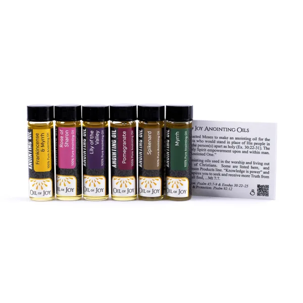 Oil of Joy Anointing Oil - Assortment - 6 Pack - 1/4 oz -Swanson Christian Product