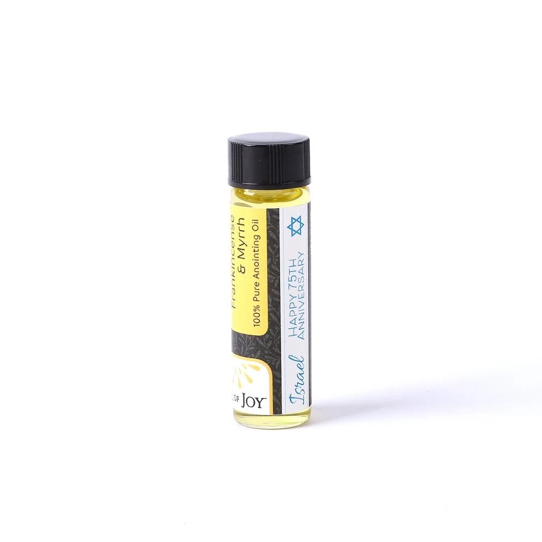 Anointing Oil - Frank & Myrrh Israel - 1/4 oz Bottle -Swanson Christian Product