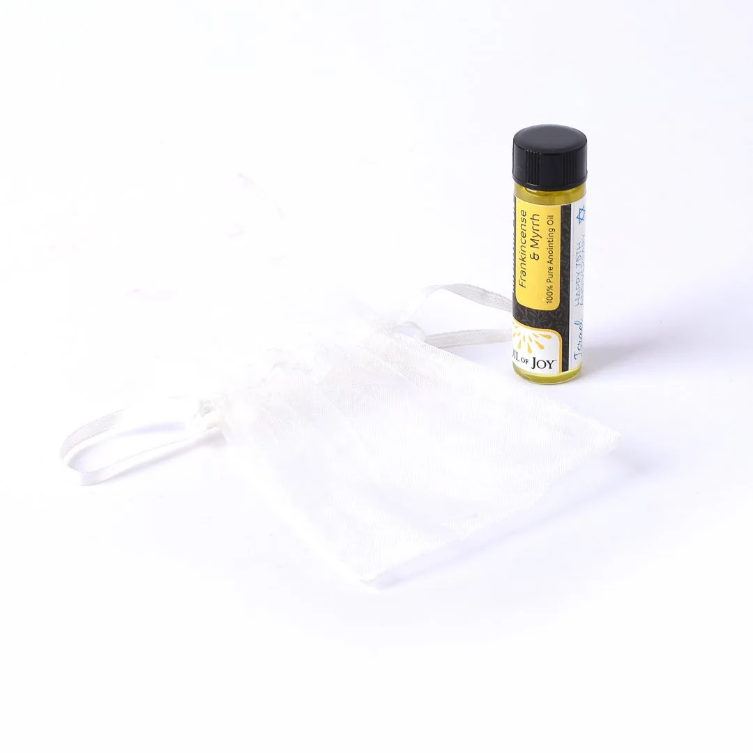 Anointing Oil - Frank & Myrrh Israel - 1/4 oz Bottle -Swanson Christian Product