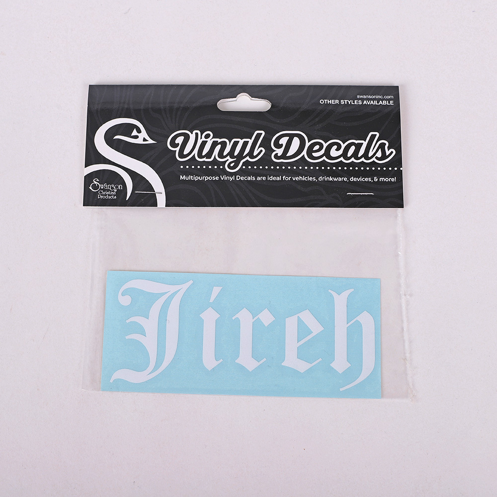 Auto Vinyl Decal - Jireh 5 X 2 - Image 2