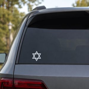 Vinyl Decal – Star of David 3 X 3.5