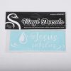 Decal Vinyl Only Jesus Satisfies