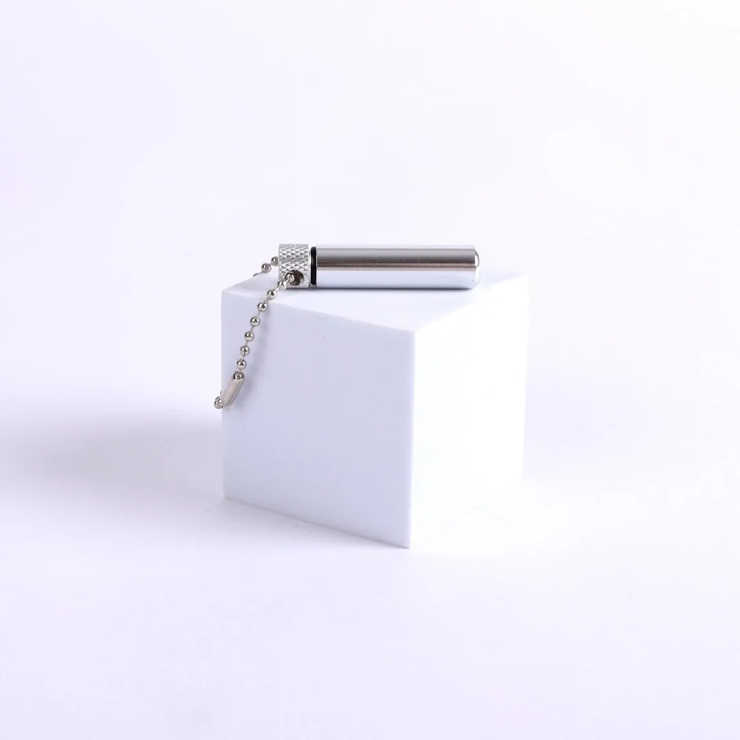 Oil Vial Keychain Silver 1 3/4 Inch Pk6 | Swanson Christian Products