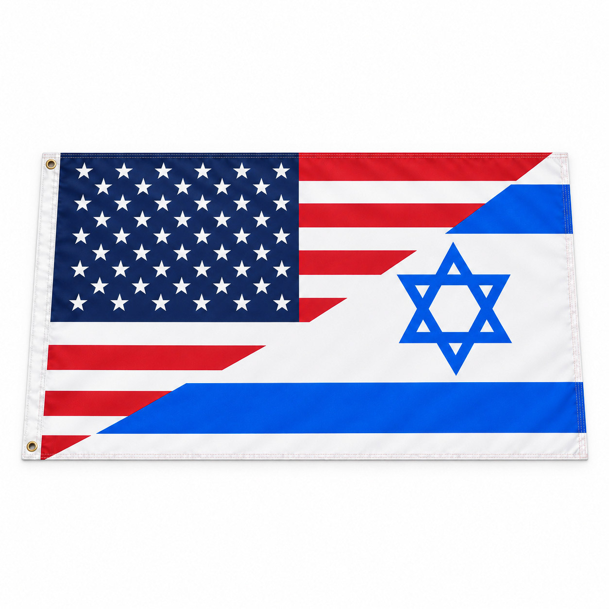 American Israel Flag - United We Stand, 3' x 5' - Image 3