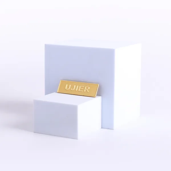 Badge metal Spanish Ujier Gold tone Magnet- Swanson Christian Products