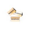 Engraved Pew Sign Reserved Gold 3Inx4In