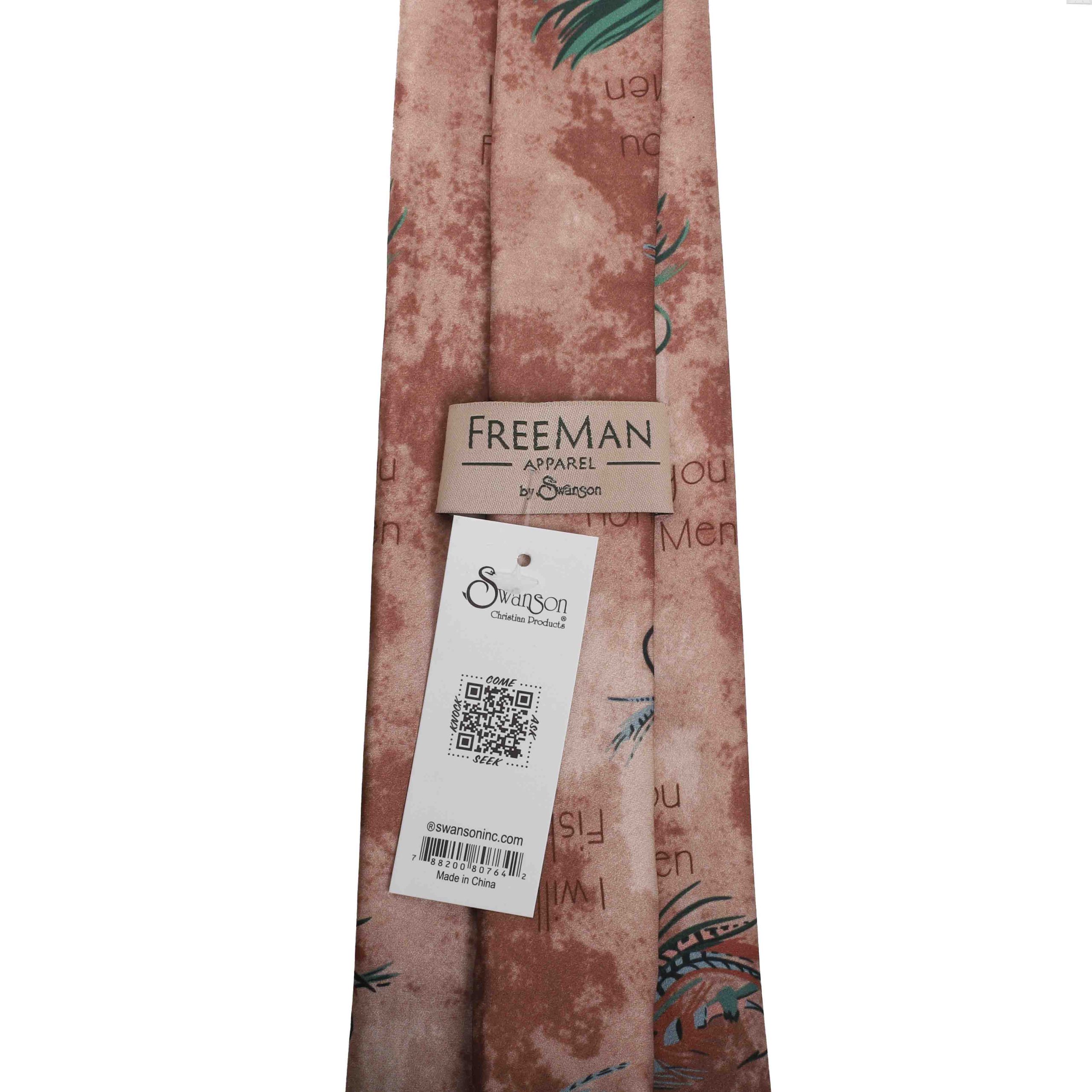 Freeman Tie Silk Fishers Of Men Bronze - Image 2