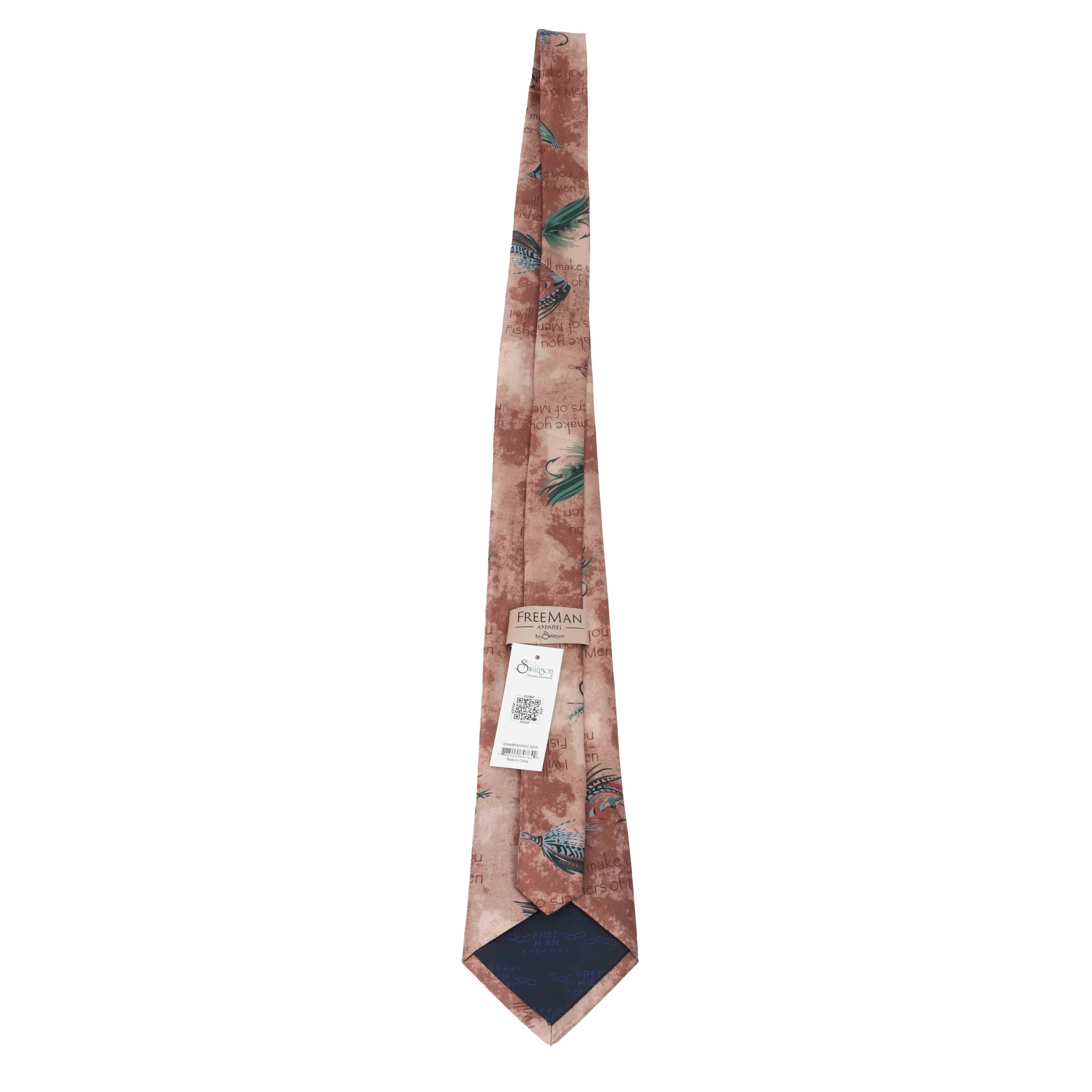 Freeman Tie Silk Fishers Of Men Bronze - Image 6